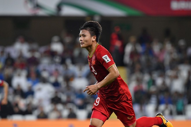 Fox Sports: 'Tuyển Việt Nam tràn trề cơ hội đi tiếp' Quang Hải ăn mừng bàn mở tỷ số.
