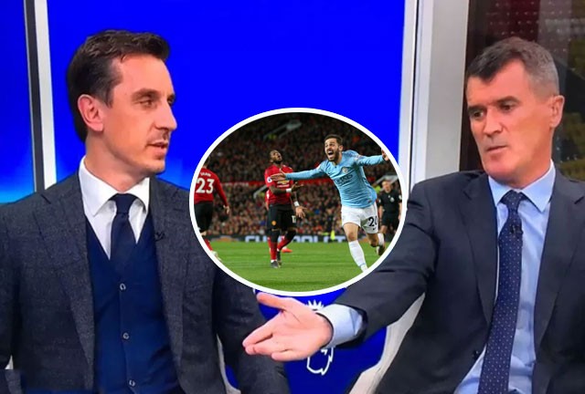 Huyền thoại M.U cay đắng thừa nhận sự thật ở derby Manchester Gary Neville và Roy Keane thừa nhận M.U thua kém Man City.