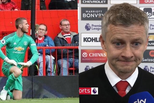 'M.U nên cất thủ môn De Gea lên băng ghế dự bị' Gunnar Solskjaer bảo vệ De Gea.