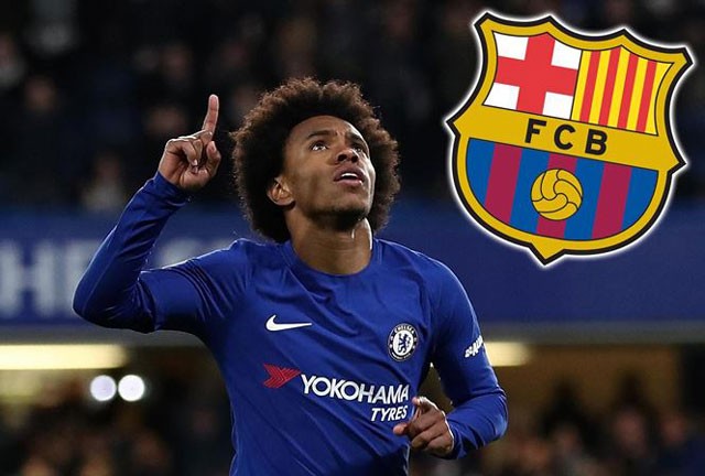 Chiêu mộ ngôi sao Willian, Barcelona ‘ép giá’ kịch liệt Chelsea Barca đang rất muốn có được sự phục vụ của Willian.