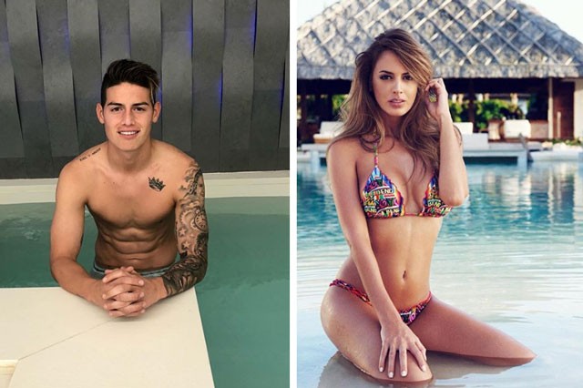 Ngôi sao James Rodriguez vướng lưới tình siêu mẫu bốc lửa Ngôi sao James Rodriguez vướng lưới tình siêu mẫu bốc lửa