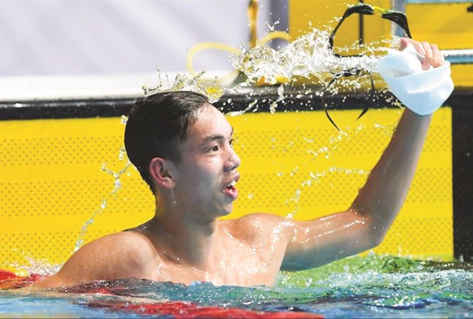 Huy Hoàng đoạt vé dự Olympic Tokyo: Rái cá sông Gianh bơi ra biển lớn Huy Hoàng trở thành VĐV Việt Nam đầu tiên đạt chuẩn A tham dự Olympic 2020. Ảnh: CTV