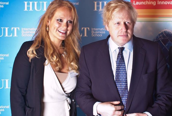Thủ tướng Anh vướng bê bối ưu ái người tình Thủ tướng Anh Boris Johnson phủ nhận vi phạm trong quan hệ với cô Jennifer Arcuri Ảnh: Flickr