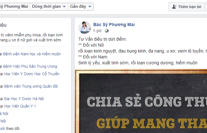 Cảnh báo tình trạng giả mạo bác sỹ nhận chữa vô sinh trên ... facebook Nhiều trang facebook giả mạo BS của BV Bưu điện lừa đảo người dân chữa vô sinh, hiếm muộn.