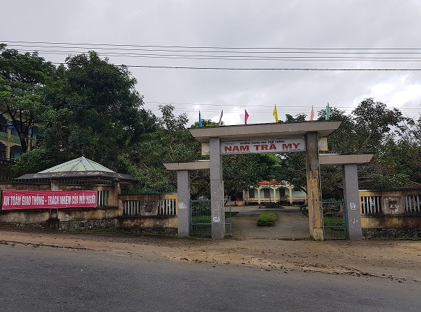 'Đại chiến' trong ký túc xá, nam sinh lớp 12 bị đâm tử vong Trường THPT Nam Trà My (Quảng Nam). Ảnh CTV