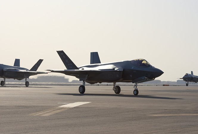 Thổ Nhĩ Kỳ tuyên bố mua máy bay chiến đấu Nga nếu Mỹ không giao F-35 Tiêm kích F-35 do Mỹ sản xuất. Ảnh: Sputnik