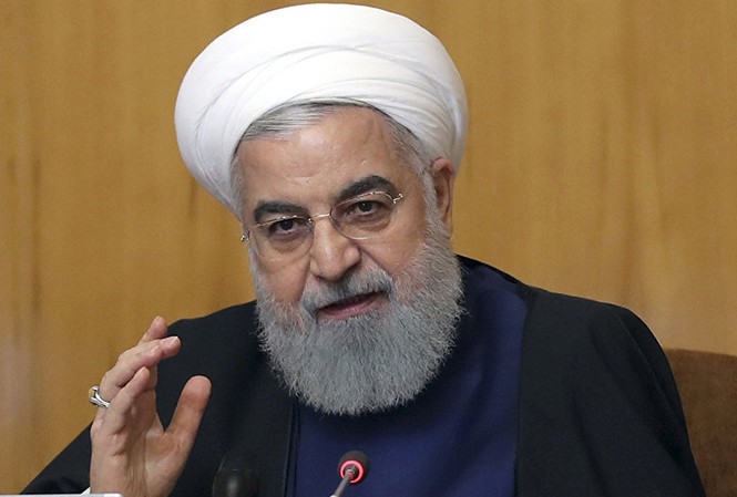 Iran nêu điều kiện đàm phán với Mỹ Tổng thống Iran Hassan Rouhani. Ảnh: AP