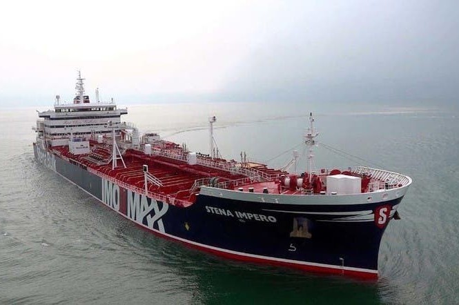 THẾ GIỚI 24H: Iran phóng thích tàu chở dầu treo cờ Anh Tàu chở dầu Stena Impero. Ảnh: Al Arabya