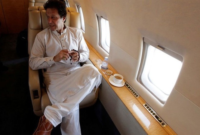 Máy bay của Thủ tướng Pakistan hạ cánh khẩn cấp ở New York Thủ tướng Pakistan Imran Khan. Ảnh: Reuters