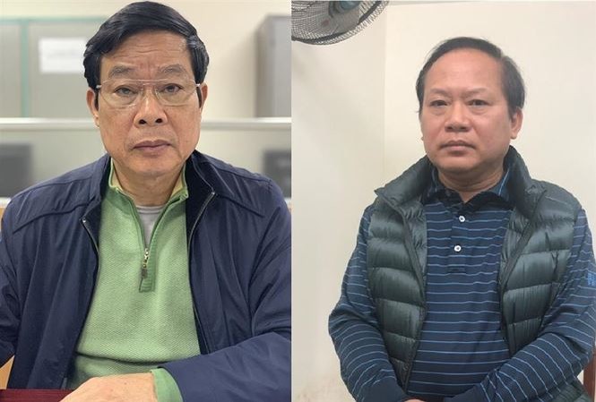 Sau thương vụ AVG: Hai cựu Bộ trưởng bị khởi tố thêm tội nhận hối lộ Cựu Bộ trưởng Nguyễn Bắc Son và Trương Minh Tuấn