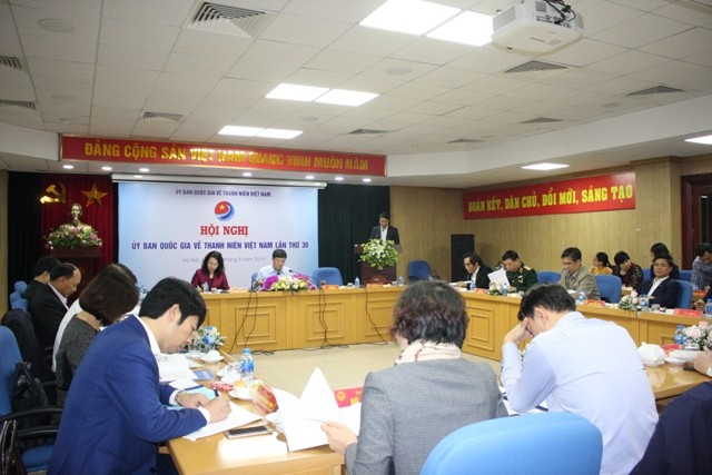 Hỗ trợ thanh niên phát triển nghề nghiệp, việc làm Hội nghị Ủy ban quốc gia về thanh niên Việt Nam lần thứ 30.