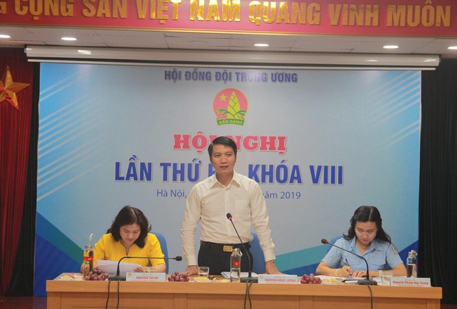 Tạo ra giá trị tích cực từ phong trào 'Kế hoạch nhỏ' Anh Nguyễn Ngọc Lương, Bí thư T.Ư Đoàn, Chủ tịch Hội đồng Đội T.Ư phát biểu khai mạc Hội nghị. Ảnh: Bảo Anh