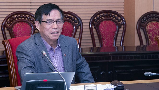 Kiểm soát quyền lực để chống lạm quyền, vi phạm quyền dân chủ GS Hoàng Thế Liên, nguyên Thứ trưởng Bộ Tư pháp. Ảnh: Duy Thông