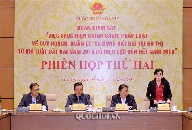 Hoàn thành giám sát về đất đai tại 12 tỉnh, thành phố Đoàn giám sát tối cao của Quốc hội họp phiên thứ 2