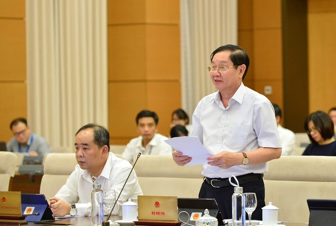 Vận dụng 'trường hợp đặc biệt' đưa huyện Sa Pa lên thị xã Bộ trưởng Nội vụ Lê Vĩnh Tân. Ảnh Như Ý
