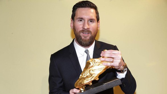 Siêu sao Messi đoạt Chiếc giày vàng châu Âu thứ 6 Messi và Chiếc giày vàng châu Âu thứ 6
