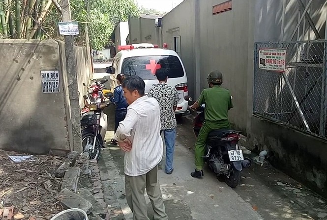 Phát hiện nam thanh niên chết bất thường trong nhà trọ Hiện trường nơi phát hiện vụ việc