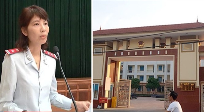 Bà Nguyễn Thị Kim Anh, Trưởng đoàn Thanh tra Bộ Xây dựng trước khi bị bắt.