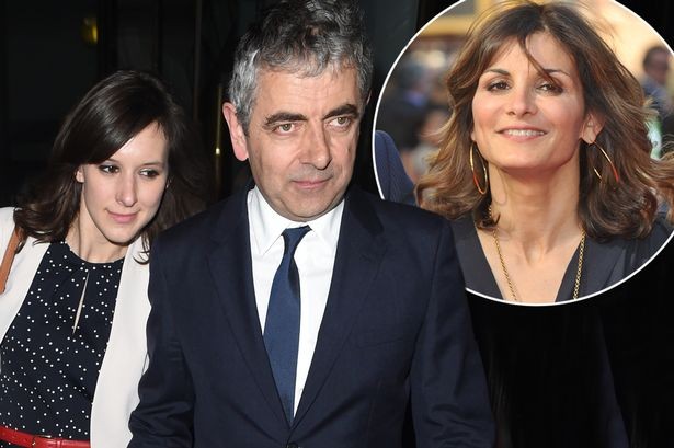 'Mr.Bean' ly hôn vợ sau 24 năm chung sống "Mr.Bean" cùng bồ trẻ (ảnh lớn) và vợ (ảnh nhỏ).
