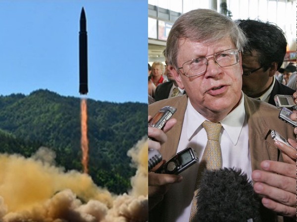 ‘Triều Tiên có thể đã có đầu đạn hạt nhân đủ nhỏ cho ICBM’ Ông Olli Heinonen (ảnh phải)