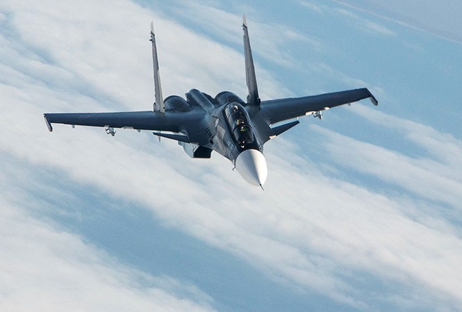 Tiêm kích Nga nghi va phải chim, 2 phi công thiệt mạng Tiêm kích Su-30SM. Ảnh: Sputnik