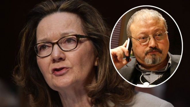 Sếp tình báo Mỹ nghe băng ghi âm tiếng Khashoggi lúc bị ám sát? Bà Gina Haspel (ảnh lớn) và nhà báo Jamal Khashoggi (ảnh nhỏ).
