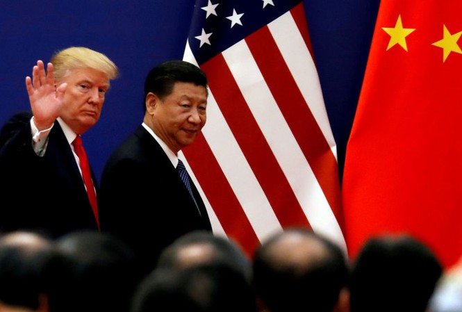 Mỹ muốn xây dựng hiệp ước vũ khí mới với Nga và Trung Quốc Tổng thống Mỹ Donald Trump và Chủ tịch Trung Quốc Tập Cận Bình. Ảnh: Reuters