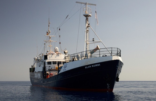 Chìm thuyền ở Libya, 150 người nghi mất mạng Tàu cứu hộ Libya. Ảnh: Reuters