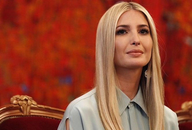 Con gái ông Trump từng đề nghị được... ngồi ghế Tổng thống Nga Ivanka Trump - con gái Tổng thống Mỹ Donald Trump. Ảnh: AP
