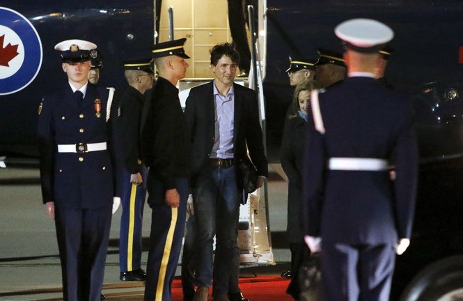 Xe báo chí va trúng chuyên cơ chở Thủ tướng Canada Trudeau Thủ tướng Canada Justin Trudeau. Ảnh minh hoạ: Reuters