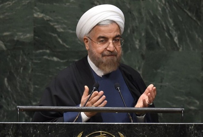Tổng thống Iran cảnh báo: 'Đừng điều thêm máy bay, bom đạn tới Vịnh Ba Tư' Tổng thống Iran Hassan Rouhani. Ảnh: Times of Israel