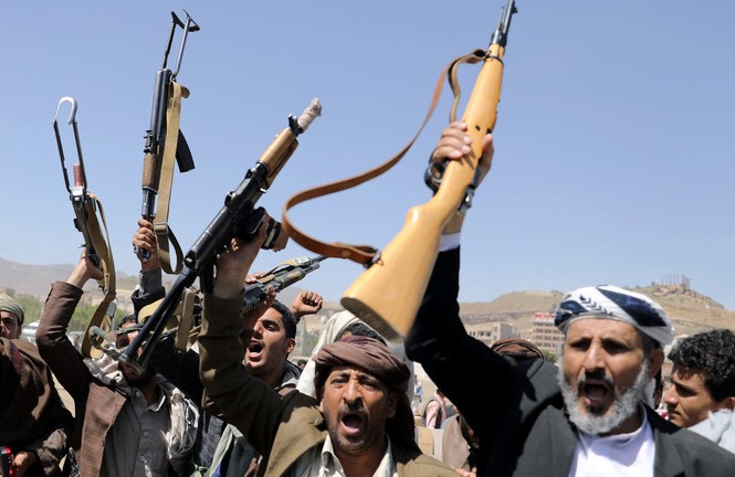 Phiến quân Houthi khoe tiêu diệt quan chức quân sự cấp cao Ả Rập Saudi Phiến quân Houthi. Ảnh: Reuters
