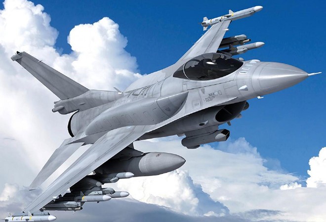 Chiến đấu cơ F-16 Mỹ rơi ở Đức Máy bay F16. Ảnh: Reuters