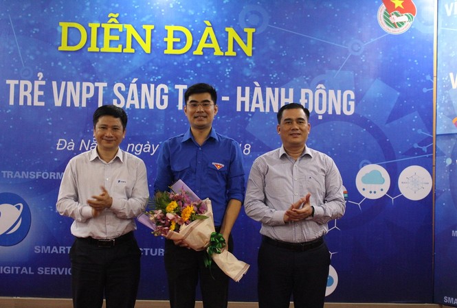 Anh Hoàng Tiến Hưng làm Bí thư Đoàn Tập đoàn VNPT Anh Hoàng Tiến Hưng đắc cử Bí thư Đoàn Tập đoàn VNPT. Ảnh: Giang Thanh