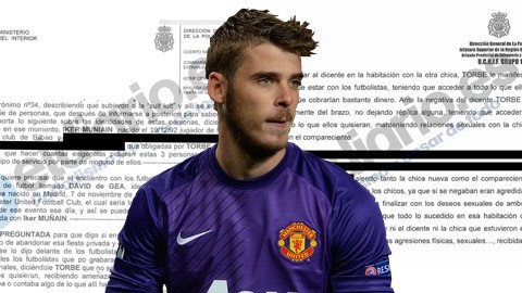 Rộ tin đồn De Gea bị đuổi về nước do scandal tình dục De Gea bị triệu gấp về Tây Ban Nha.