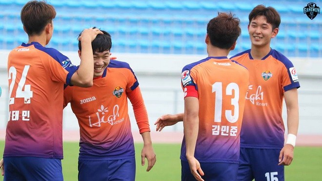 Xuân Trường kiến tạo, Gangwon FC thắng kịch tính Xuân Trường có trận đấu tốt trong màu áo Gangwon tại R-League.