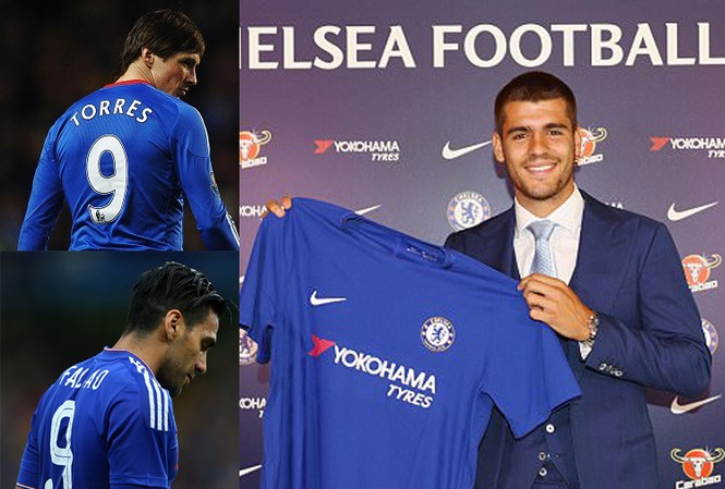 'Bom tấn' Morata nhận số áo đen đủi ở Chelsea Morata sẽ mang áo số 9 tại Chelsea.