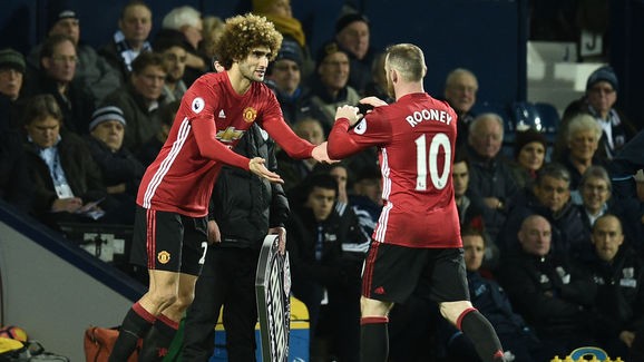 Scandal tình ái: Đồng đội cũ 'ăn ốc', Rooney 'đổ vỏ'? Wayne Rooney và Marouane Fellaini