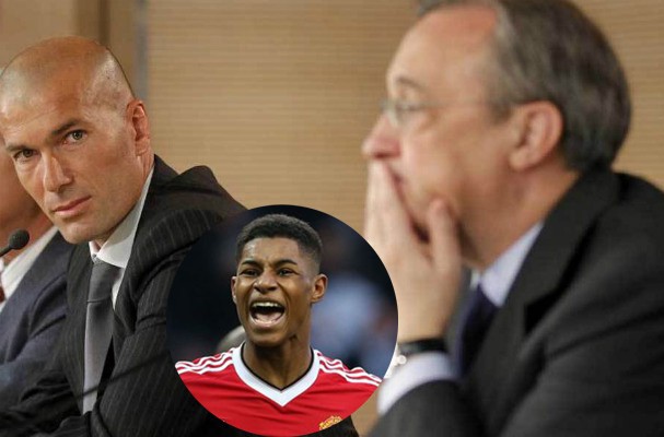 'Thượng tầng' Real bất hòa vì tiền đạo... M.U Chủ tịch Perez và HLV Zidane bất hòa vì tiền đạo... M.U.