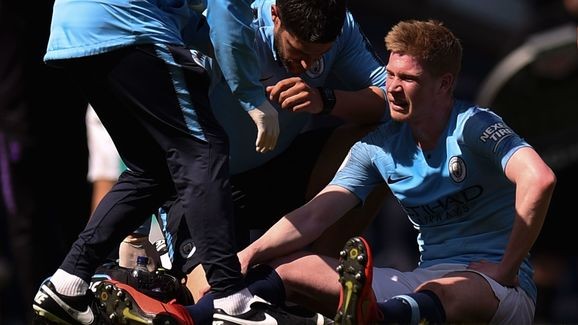 Man City nhận tin dữ về ngôi sao De Bruyne De Bruyne dính chấn thương tương đối nặng.