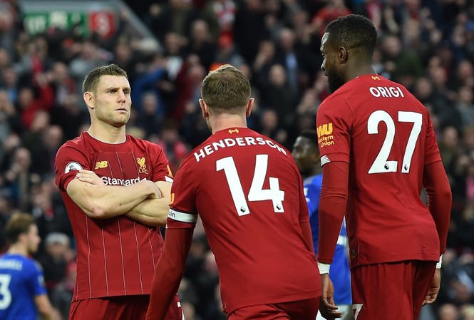 Thắng nghẹt thở Leicester City, Liverpool lập kỳ tích James Milner tỏa sáng trong trận thắng trước Leicester City.