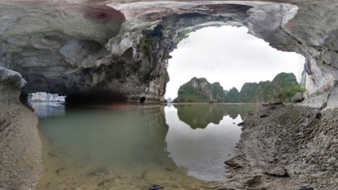 Hàng trăm phòng nghỉ phục vụ đoàn phim 'Kong: Skull Island' Khu vực Cống Lá - Ba Hang nơi đoàn làm phim bấm máy có vẻ đẹp kỳ vĩ. Ảnh: Đỗ Giang