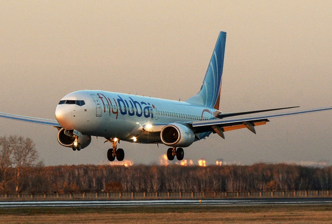 Máy bay chở khách rơi ở Nga, 62 người chết thảm Một chiếc máy bay của hãng hàng không Flydubai