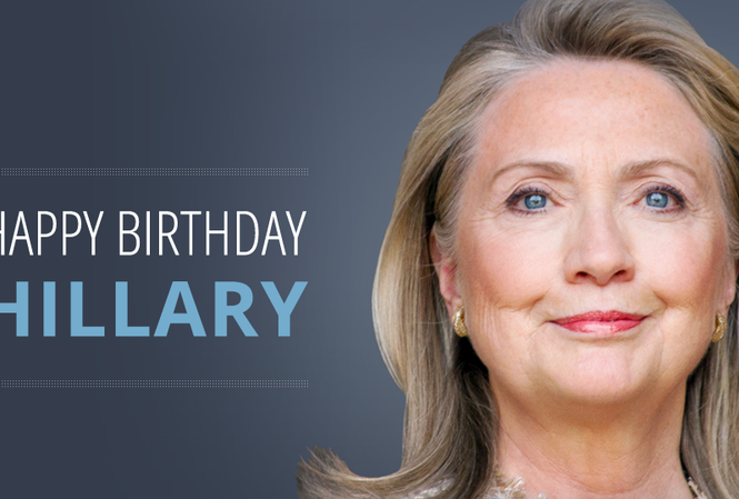 Hillary tự nhận là 'Tổng thống tương lai' trong ngày sinh nhật Bà Hillary vừa kỉ niệm sinh nhật lần thứ 69