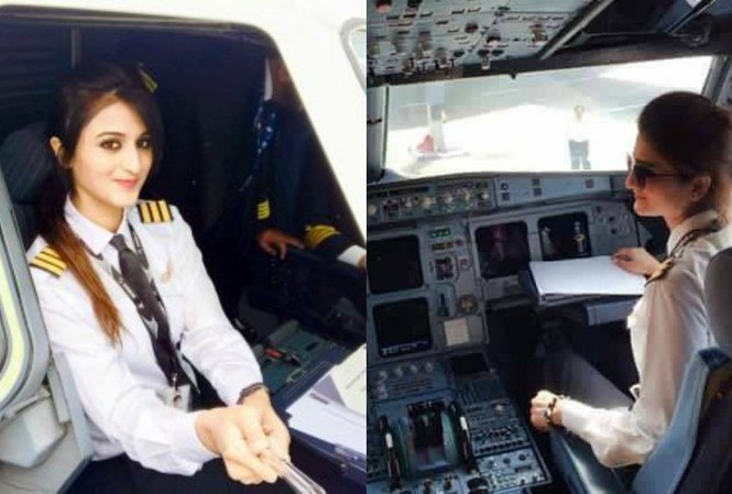 Nữ phi công gây sốt vì xinh như thiên thần Huma điều khiển chiếc Airbus 320