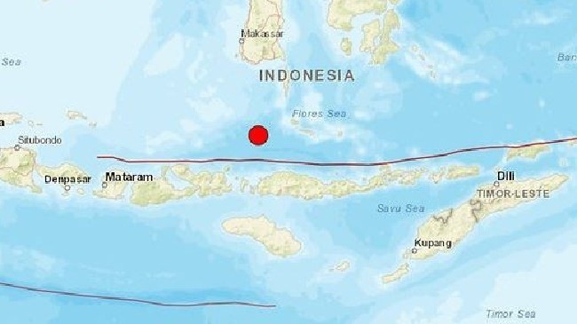 Indonesia lại rung chuyển vì động đất, tâm chấn cách Lombok 500km (Nguồn: Supplied)
