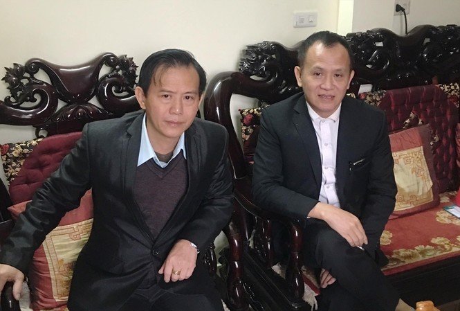 Dùng thẻ phóng viên thuê hàng loạt ô tô rồi… cầm cố Ông Nguyễn Tuấn Lân (bìa phải) cùng em trai