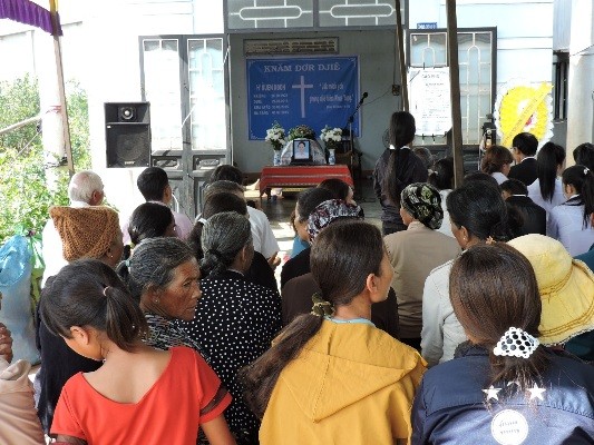 Đi làm đồng bị sét đánh tử vong Gia đình đang chuẩn bị tang lễ cho nạn nhân.