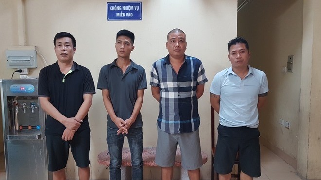 Bắt ổ nhóm cho vay lãi 'cắt cổ' ở Hà Nội, thu nhiều súng đạn Các đối tượng trong tổ chức cho vay nặng lãi do Minh cầm đầu.