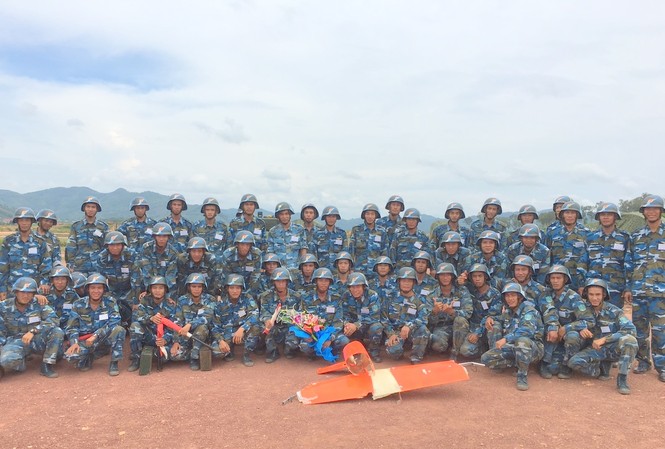Quân chủng Phòng không - Không quân phô diễn hỏa lực Cán bộ, chiến sĩ Đại đội pháo phòng không 23, Tiểu đoàn 105, Sư đoàn Phòng không 363 tham gia diễn tập